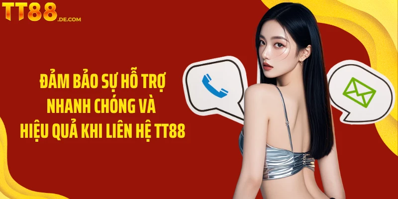 Đảm bảo sự hỗ trợ nhanh chóng và hiệu quả khi liên hệ TT88